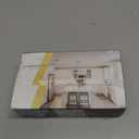 Amerdeco 10 Pack Matte Black and Gold Knurled Cabinet Pulls 4 Inch Hole Center Kitchen Cabinet Handles for Drawer Cupboard and Wardrobe ZH0038