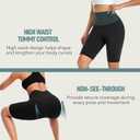 Diu Life 5 Pack High Waist Biker Shorts for Women - Buttery Soft 8" Womens Shorts for Workout, Yoga, Athletic, L/XL