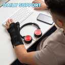 NEENCA Carpal Tunnel Wrist Brace with Thumb Support, Medical Grade Night Support Thumb Spica Splint for Arthritis, Tendonitis & De Quervains ((XL/XXL/XXXL, Left Hand))