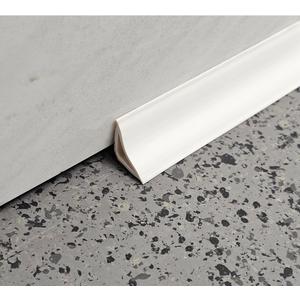 Flexible, Peel and Stick Wall Molding Trim Caulk Strip Self Adhesive Corner Trim Moulding for Ceiling, Backsplash, Tile Edge, Countertops, Baseboard, Counters, Floor and More, White, 20 Feet