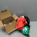 Christmas Decorations Inflatables, 4.2FT Inflatable Santa Claus with Candy Cane and Gift Bag, Built-in LED Light and Blow Up Xmas Holiday Decor for Garden Lawn Yard Bistro Outdoor and Indoor (Multicolor)