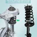 SCITOO 2Pcs Front Struts and Shocks Complete Assembly for Toyota Venza 2009-2012 AWD 172965 Shock Absorber 119367