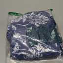 Pioggia Vinyl Tablecloth with Flannel Backed Waterproof Oil-Proof PVC Table Cloth Stain-Resistant Wipeable Easy Care Table Cover for Indoor and Outdoor (Blue, 60 x 102 Inch Rectangle)