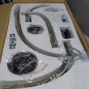 Farmhouse Chandeliers for Dining Room Light Fixture, 9-Light 31" Adjustable Height Retro Faux Wood Texture Rustic Light Fixtures for Living Room Bedroom Kitchen Island Foyer Entryway