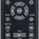 NB804 NB804UD Replaced Remote fit for Sylvania Blu-ray Disc DVD Player NB500SL9 NB501SL9 NB530SLX NB531SLX NB500MS9 NB500MG9 NB530SLXA NB531SLXA Sub Remote NB812UD NB813 NB813UD NB812