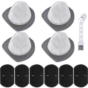 2033 Filter Replacement for Bissell Featherweight Stick Lightweight Bagless Vacuum Cleaner 20331 20333 20334 20336 20339 2033M, 4 Mesh Filters 6 Foam Filters, Replace part 1611508