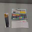 ARTISTRO 50 Color Watercolor Paint Set - Portable Paint Art Kit with Palette and Brush Pens - Travel Water Color Set for Adults, Professionals, Kids - Art and Painting Supplies - Gift Idea