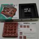 ASKVDL Orbito from Flex IQ, 2 Player Strategy Games for Family Gatherings, Great for Kids Games, Includes 1 Game Board with Orbito Button, 8 White Marbles and 8 Black Marbles