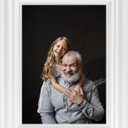 White 8x10 Picture Frames  Solid Wood with High Definition Glass, Perfect for Tabletop or Wall Hanging  Ideal for Dad, Grandpa, Father's Day Gifts