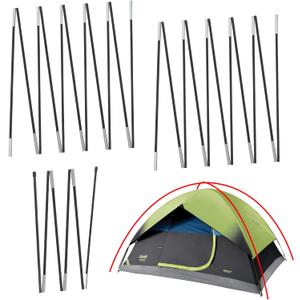Upgrade 3 PCS Tent Poles Replacement for Coleman 4 Person DarkRoom Camping Tent