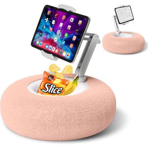Kindle Pillow Stand Holder for Reading in Bed, Tablet iPad Pillow Stand for Lap Compatible with 4.7"-13" Phone, Tablet, iPad, iPhone, Google, Kindle, Samsung(Pink)