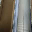 Cordless Zebra Blinds for Indoor Windows Free-Stop Zebra Shades Dual Layer Light Filtering Sheer Shades Roller Window Blinds for Home (23" W X 72" H, Cream)