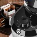 Lonkion Burr Coffee Grinder Electric - Adjustable Burr Grinder with 28 Precise Grind Settings for 12 Cups - Coffee Grinders for Home Use - Professional Coffee Bean Grinder - Stainless Steel