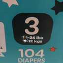 Pampers Diapers - Baby Dry - Size 3, 104 Count, Absorbent Disposable Infant Diaper