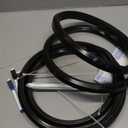 CALPALMY 2 Sets of Universal 24" x 1" Flat-Free Polyurethane Rear Wheel Replacement Tires for Manual Wheelchairs – Durable and Reliable Wheelchair Tire Replacement