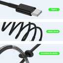 45W Super Fast Charger USB C, 2-Pack Dual Port Type C Charger Fast Charging,with 10/10FT Cable&Cord for Samsung Galaxy S25 Ultra/S24 Ultra/S23/S22/S21/S20+, iPhone16/15