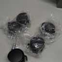 ASHGOOB 2 Inch Office Chair Wheels (Set of 5), Heavy Duty Grey Rubber Chair Casters Replacement, Desk Chair Wheels for Hardwood Floors and Carpet, Smooth & Quiet Universal Fit for Most Chairs(5 Pack)