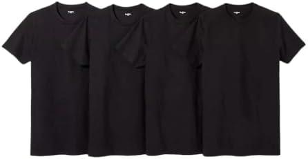 Goodfellow & Co Men's Short Sleeve 4pk Crew T-Shirt - S