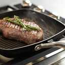 Scanpan Pro IQ 10.5” Square Grill Pan - Easy-to-Use Nonstick Cookware - Dishwasher, Metal Utensil & Oven Safe - Made by Hand in Denmark