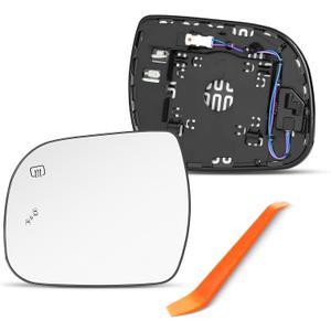 Compatible with Toyota Sienna Driver Side Mirror 2011 2012 2013 2014 2015 2016 2017 2018 2019 2020- Left Side Mirrors Replacement Glass with Blind Spot System, Power Heated