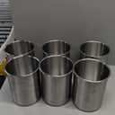 Domensi 6 Pcs Wine Chiller Bucket 750 ML Champagne Bucket Stainless Steel Wine Chillers for Bottles Keeps Cold for Hours Cooler Insulated Champagne Beer Ice Bucket