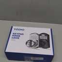 TEEHO TE003 Keyless Entry Keypad Door Lock with Handle, Electronic Digital Smart Locks for Front Door, Smart Door Knob with Code for Bedroom with Interior Locks, Auto Lock, Passage Mode, Satin Nickel