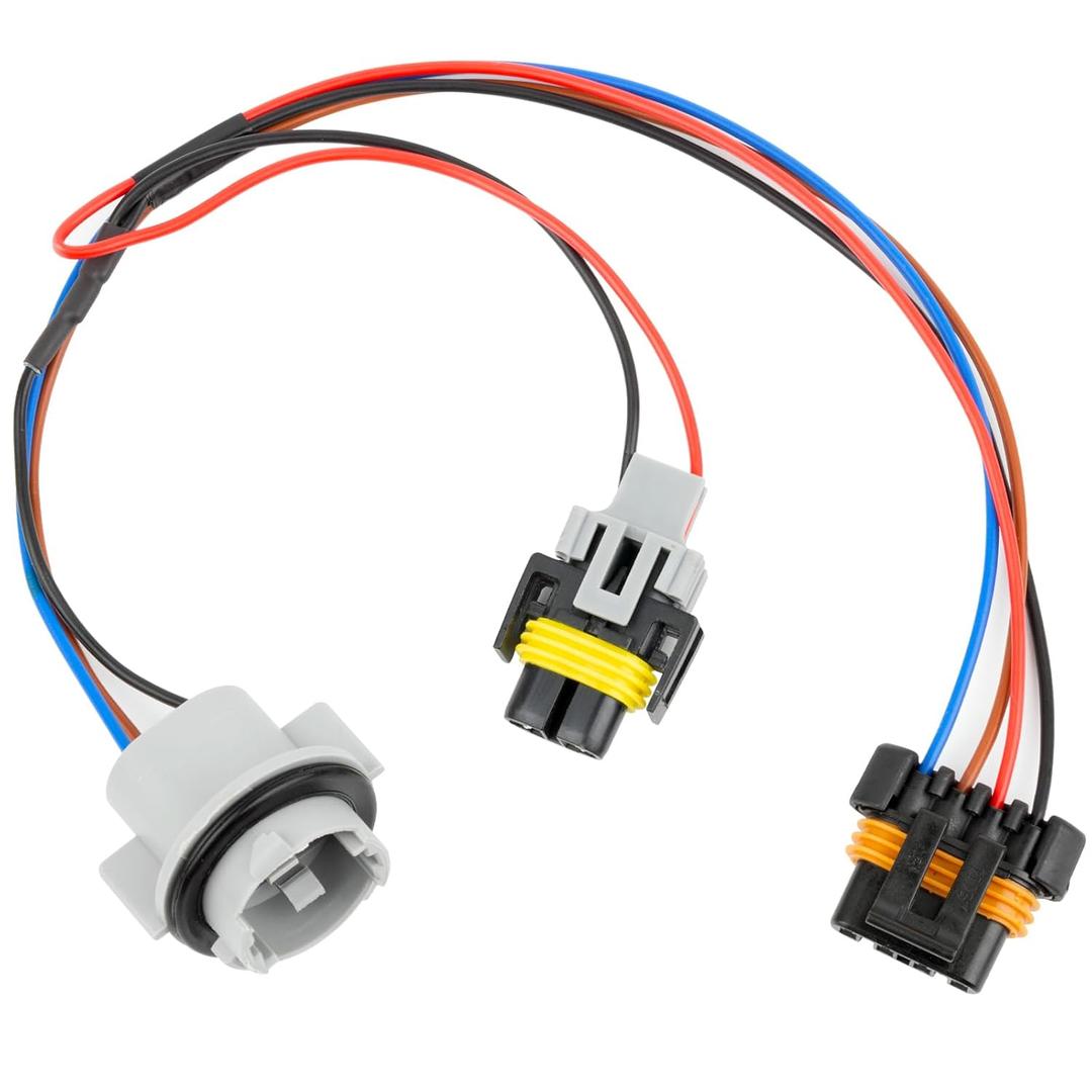 Front Fog Lamp Parking Lamp Wiring, Fog Light Socket Harness Fit for Pontiac Grand Prix 2004-2008
