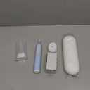 Oral-B iO Deep Clean Rechargeable Electric Powered Toothbrush, Icy Blue with iO Series 3 Limited, Travel Case - Pressure Sensor to Protect Gums - 3 Cleaning Settings - 2 Minute Timer