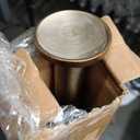 Ivilon Tension Curtain Rod - Spring Tension Rod for Windows or Shower, 54 to 90 Inch. Warm Gold
