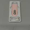 Heated Eyelash Curler for Natural Lashes 2-Level Adjustable Temperature Mini Electric Lash Curler Fast 3-Second Heat Up 24 Hours Long-Lasting Curl (Pink)