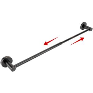 Adjustable Towel Bar 12.3-23.1 Inch -Bath Towel Rack with SUS 304 Stainless Steel,Heavy Duty Wall Mounted Towel Bar, Towel Racks for Bathroom Kitchen Oil Rubbed Bronze