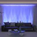 TACAHE RGBW Dynamic Wave Wall Light - Flowing Water, Aurora Visual - Color Changing Wall Washer Lamp with Remote & APP - Ambient Light for Living Room, Gaming Set - 39.3" - 12W - 1 Pack