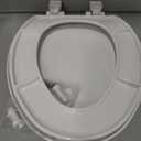 Mayfair Caswell Modern Slow Close Toilet Seat, Durable Plastic, Elongated, White
