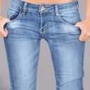 Flamingals Low Rise Boot Cut Jeans for Women Butt Lifting Western Pants with Pockets Flare Jeans Women (S)