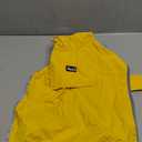 Lukovee Dog Raincoat, Adjustable Dog Rain Jacket with Clear Hooded Double Layer for Large Medium Small Dogs Puppies, Waterproof Rain Coat Poncho with Reflective Storage Pocket & Rim (Yellow,M)