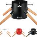 Tree Nest Christmas Tree Stand Base Xmas Modern Tree Metal Holder Stand for 10ft Real Tree Xmas Tree DecorationFamily,Black (Up to 10ft, 5.9inch)