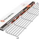 QuliMetal 66045 Grill Warming Rack for Weber GS4 Genesis II E-410, II S-410, II SE-410 Grills, Grill Parts for Weber Genesis II 400 Series, SUS304 Stainless Steel Warming Rack for Genesis 66045