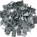 1000 PCS Wick Clip for Candle Making Wood Wick Holder Base Universal Wood Wick Clips Wooden Wicks Bases Metal Candle Wick Holders (Square)Wicks not Included