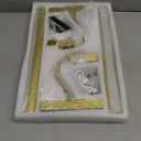 Picture Light Battery Operated, 13in Wireless Art Light for Paintings, Dimmable 5000mAh Recharging Battery Picture Light with Remote Control for Wall, Gallery Dartboard Art Bedroom (Gold-2Pack)