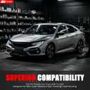 Rear Right Rearward Lower Control Arm with Bushing Compatible with Honda Civic 2016 2017 2018 2019 2020 2021
