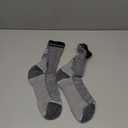 Ultralight Merino Wool Hiking Socks, Thin Breathable Crew Running Socks for Men Women, Moisture Wicking Athletic (Gray, Large)