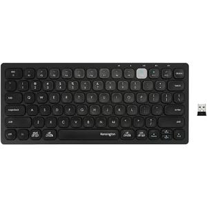 Kensington Multi-Device Dual Wireless Compact Keyboard - Black (K75502US)