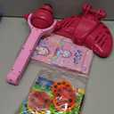 Sumsoltic Drawing Projector for Kids, Art and Craft Kit,Including Colored Pencils, Crayons, Coloring Books, Toys for 3+ Year Old Girls (Pink Drawing Kit v2)