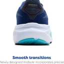 Brooks Women’s Ghost 17 Neutral Running Shoe - Navy/Green/Turquoise - 10 Medium