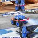 BAODLON Remote Control Monster Car, 2.4GHz RC Monster Trucks Toys for 3 4 5 6 7 8 Years Old Boys Kids, All Terrain RC Truck Off Road with Spray, Light, Rechargeable Battery, Christmas Birthday Gifts