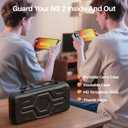 Switch 2 Accessory Bundle, 9-in-1 Protection Kit: Travel Carrying Case, Dockable Hard Shell, Silicone Grip Cover, 2 Tempered Glass Screen Protectors, 4 Thumb Grips for Switch 2 All-in-One Complete Set