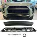 PACEWALKER Front Grill for 4Runner Accessories 2020 2021 2022 2023 Upper Grill with Accessory Matte Black Replacement ABS