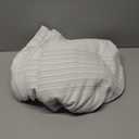 Duvet Cover Waffle Weave Microfiber 3-Piece Cotton-Like Soft Bedding Set, with 1 Duvet Cover with Zipper and 2 Pillow Shams, Comforter Not Included, Queen, Dark Grey Striped