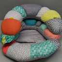 Infantino 2-in-1 Tummy Time & Seated Support, Baby Floor Seat for Tummy Time & Early Sitting, Soft, Supportive, Engaging Toys, Toucan
