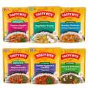 Tasty Bite Variety, Pack of 6, Bombay Potatoes, Kashmir Spinach, Punjab Eggplant, Channa Masala, Madras Lentils, Vegetable Korma (Best By: 08/31/2026)